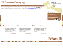 Tablet Screenshot of couette-cafe-loix.com